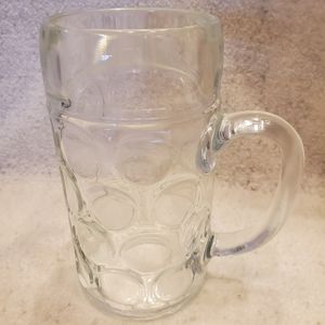 Dimpled Beer Mug Vintage Collectible, 40 Oz
